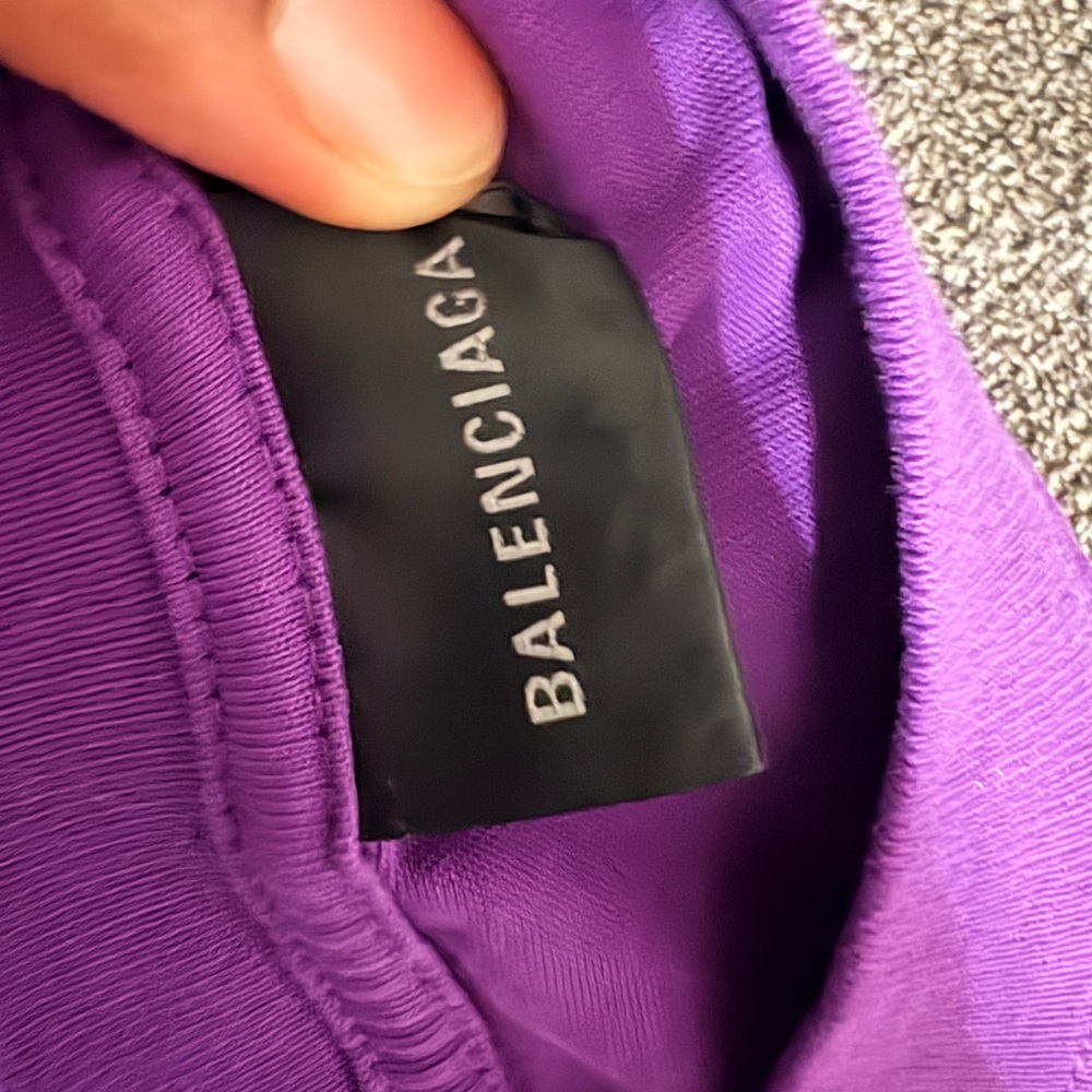 Balenciaga Vibrant Purple Fabric